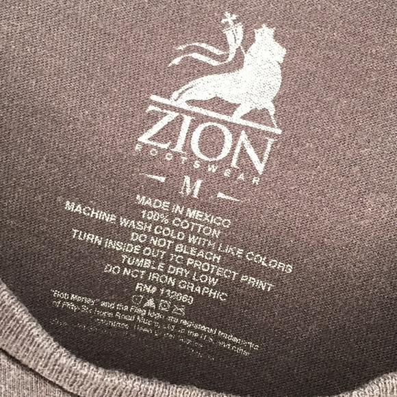 ZION ROOTSWEAR | Bob Marley Graphic Band tee - Picture 3 of 6